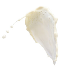 milk splash isolated on white background