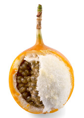 sweet granadilla isolated on white background