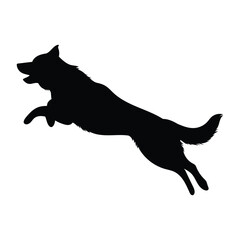 german shepherd silhouette