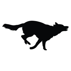 german shepherd silhouette