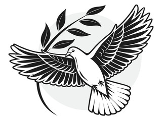 Obraz premium vector illustration of a bird