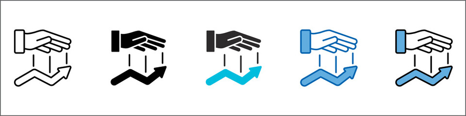 Market Abuse Icon Pack Multistyle Illustration