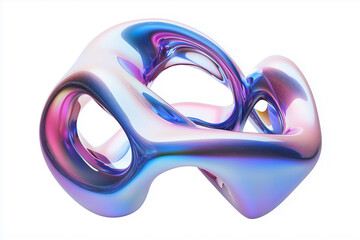 Purple heart-shaped goggles on white background