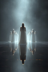 Heavenly Harmonies: An Enchanting Angelic Choir Performance Captivates Listeners with Celestial Melodies and Harmonious Echoes in a Spiritual Musical Experience