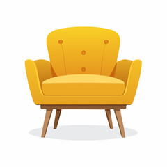 Moderner Sessel im Retro-Stil