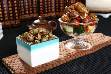 Chinese cuisine, Cantonese cuisine, double snails