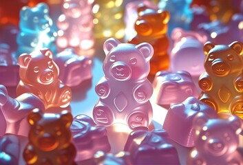 かわいいクマのグミ