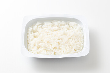 白背景にパックライス