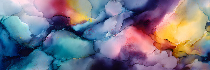 Ethereal Dance of Colors: An Abstract Watercolor Journey of Emotion and Interpretation