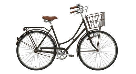 Vintage Cruiser Bicycle With Basket