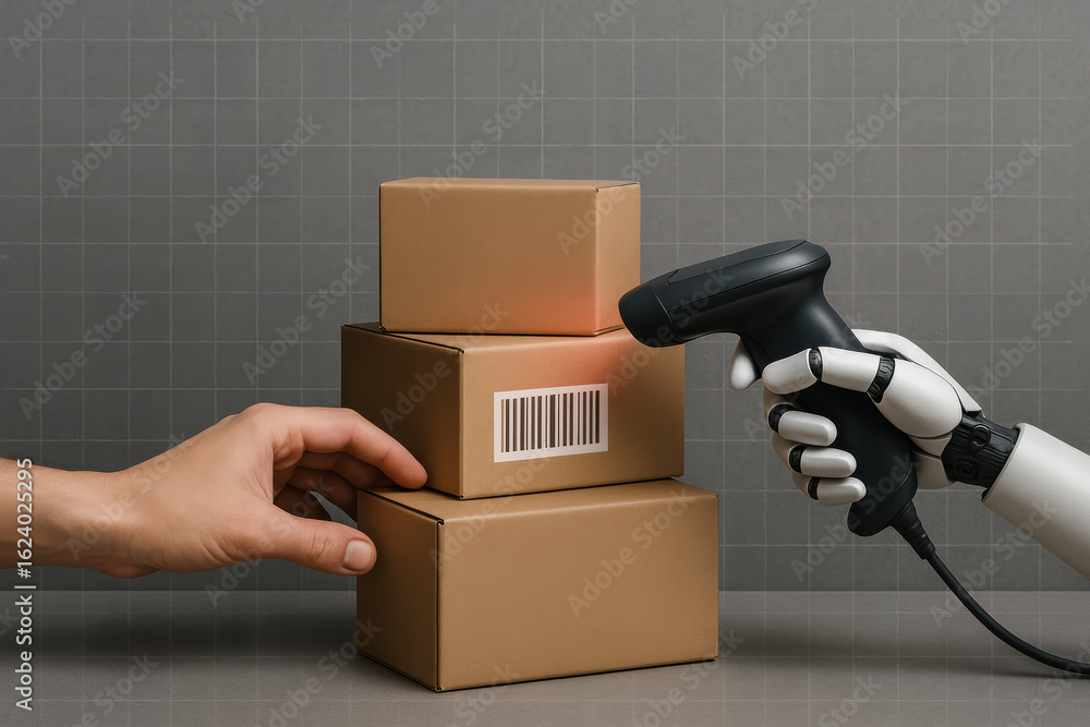 Poster barcode scanning combined with inventory data and technology boosts automation efficiency in modern 