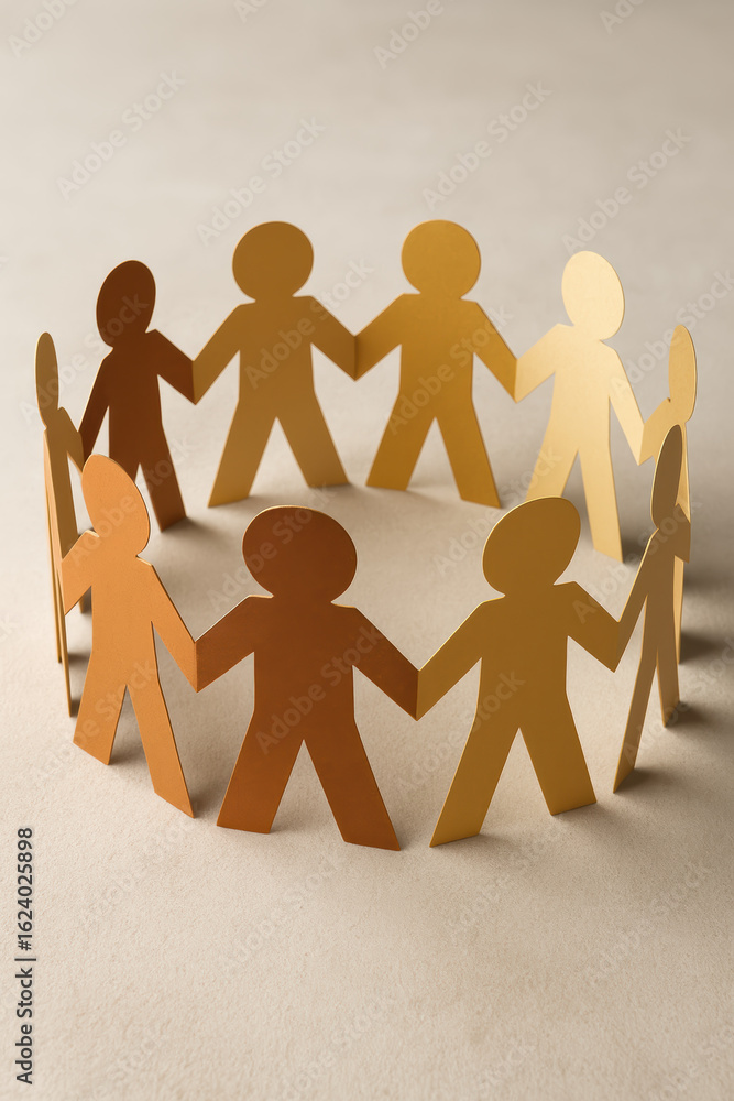 Poster teamwork and concept build and collaboration while connecting diverse groups in meaningful cooperati