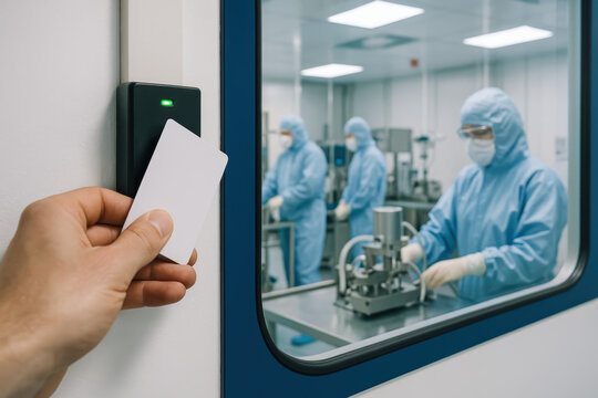 Access control and protection ensure secure vaccine production in a sterile facility environment