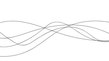 Abstract wave elements. Seamless wave pattern. Wavy curve line art striped graphic template. wave lines on transparent background. vector illustration