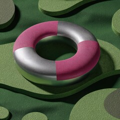 Ring on Paper Landscape