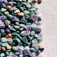 Colorful Small Stones Texture