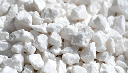 Close-up of small white rocks