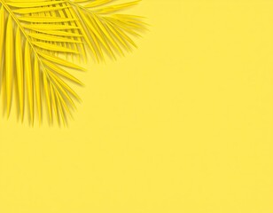 Fototapeta premium Tropical gradient background vector with leaf shadow 3