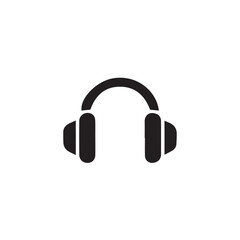 Fototapeta premium headphones icon on white background