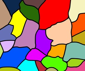 Square illustration background pattern of tile, fabric, paper, wallpaper.