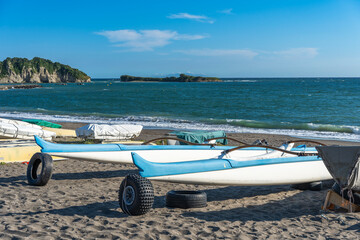 神奈川県葉山町の海岸風景 © EISAKU SHIRAYAMA