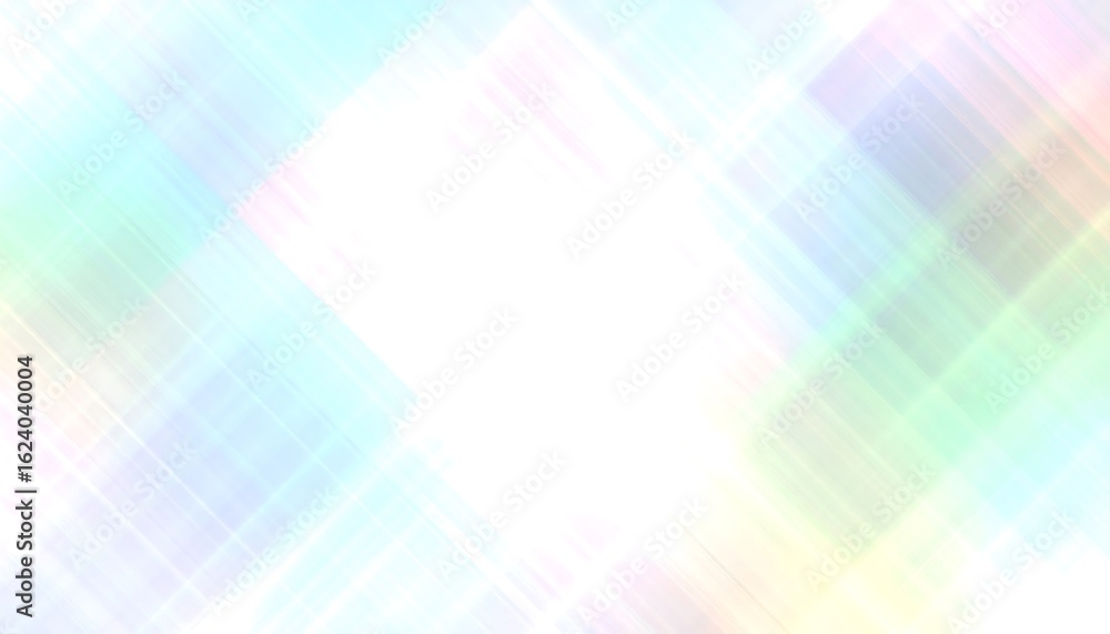 Poster pastel abstract background with overlapping diagonal lines, soft colors, and a bright center.