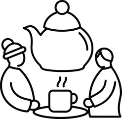 teapot and teacup