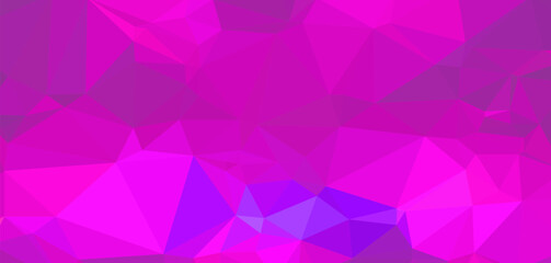 Abstract Geometric Low Poly Background Vibrant Pink Purple Modern Digital Design Template Dynamic Presentation Futuristic Texture
