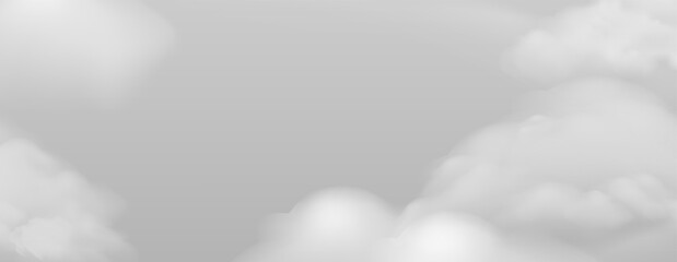 Abstract Cloud Background Sky Atmosphere Heavenly Fluffy White Gray Soft Dreamy Tranquil Serene Peaceful Subtle Gradient Texture Natural Weather Condition Template Presentation
