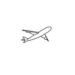 airplane with transparent background PNG and JPEG image	