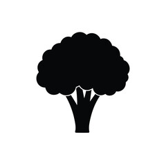 broccoli-silhouette-on-white-background