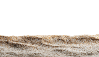 Close-up of a sandy shoreline against a transparent background