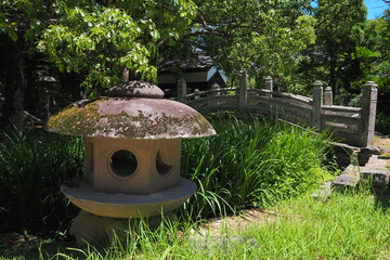 萩城跡指月公園の風景（山口県）