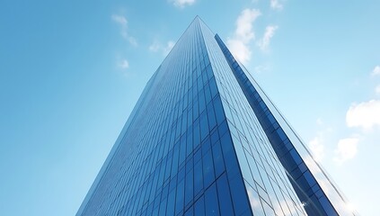 Obraz premium modern office building in the sky