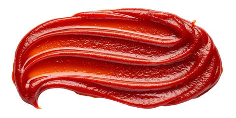Realistic Red Ketchup Smear Brushstroke on Transparent Background
Isolated Glossy Ketchup Swash with Dynamic Texture for Culinary or Artistic Design