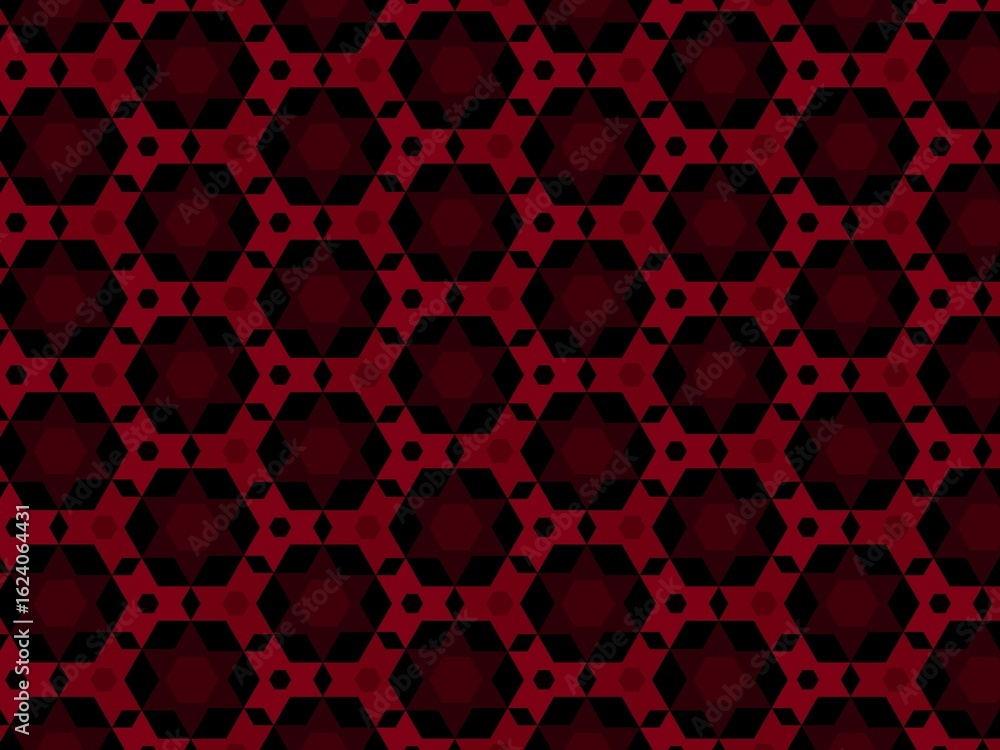 Poster art pattern with abstract geometric elements