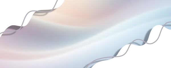 Waves aesthetic background. Waves of soft pastel colors abstract background