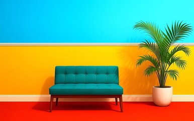 sofa in the room