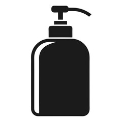 Sanitizer Liquid Hand Soap silhouette vector illustration