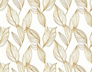Hand drawn floral outline background
1