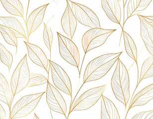 Hand drawn floral outline background
3
