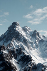 Majestic Airy Mountain Peaks: A Journey Through Nature's Sky-High Sculptures Amidst the Serenity of the Clouds and the Embrace of Pristine Wilderness