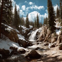 Mountain Stream Vista