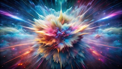 Fototapeta premium Colorful Abstract Explosion