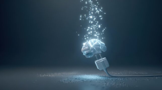 Electrifying Brain Concept