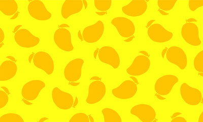 Mango seamless pattern. Mango background. The design is great for wallpaper, fabric, labels, packaging.	