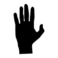 Hand Raised icon, Simple Icon Vector Design, best used for presentation, application, web and banner	
