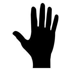 Hand Raised icon, Simple Icon Vector Design, best used for presentation, application, web and banner	
