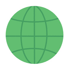 green globe icon