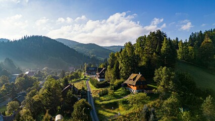 mountain landscape in summer